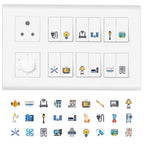 3D Premium Switch Stickers (298 Stickers) Pack of 2