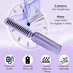 Portable Mini Hair Straightener - Cordless and rechargeable