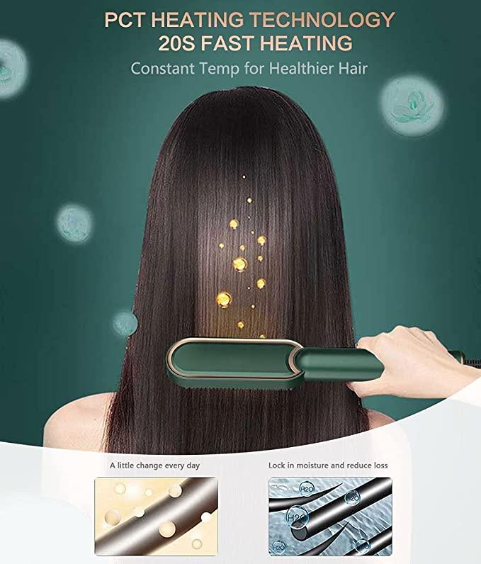 Professional Electric Hair Straightener Brush