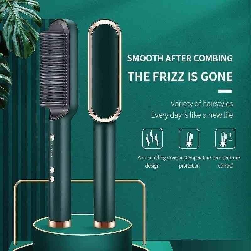 Professional Electric Hair Straightener Brush