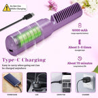 Portable Mini Hair Straightener - Cordless and rechargeable