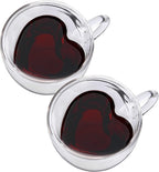 Heart Shape Double Wall Glass